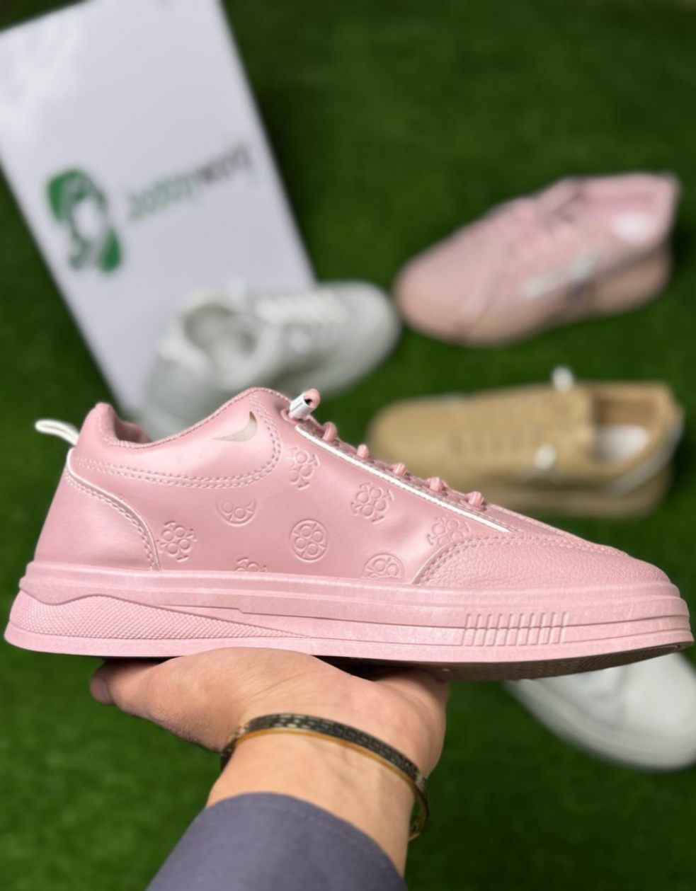 Women's Fashion Casual Sneakers (Pink)