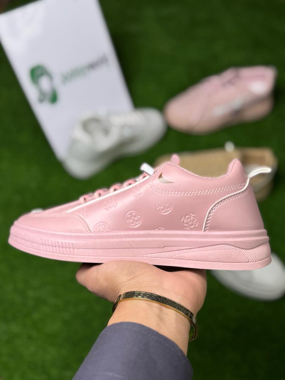 Women's Fashion Casual Sneakers (Pink)